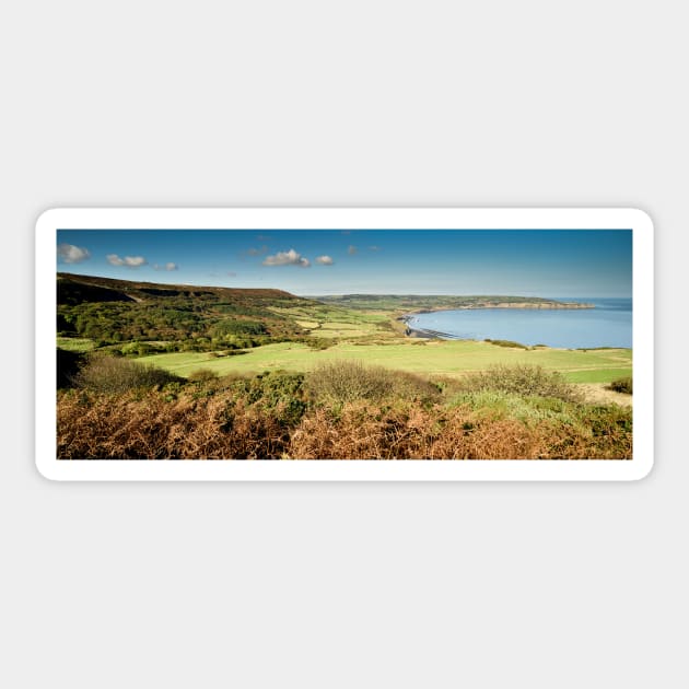 Robin Hoods Bay Sticker by davehudspeth